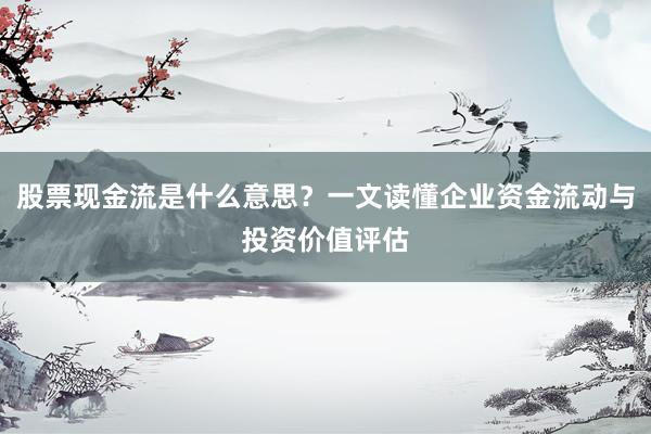 股票现金流是什么意思？一文读懂企业资金流动与投资价值评估